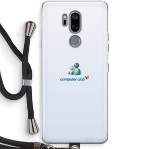 CaseCompany MSN: LG G7 Thinq Transparant Hoesje met koord