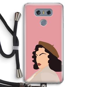 CaseCompany Confidence: LG G6 Transparant Hoesje met koord