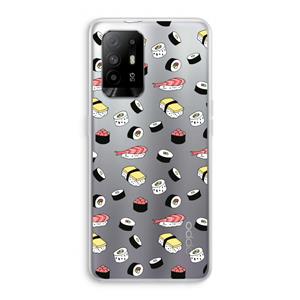 CaseCompany Sushi time: Oppo A94 5G Transparant Hoesje