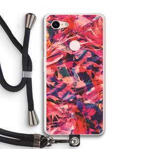CaseCompany California: Pixel 3 XL Transparant Hoesje met koord