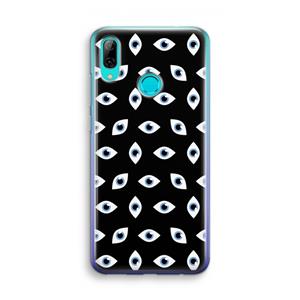 CaseCompany Eyes pattern: Huawei P Smart (2019) Transparant Hoesje