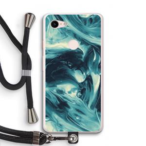 CaseCompany Dreaming About Whales: Pixel 3 XL Transparant Hoesje met koord
