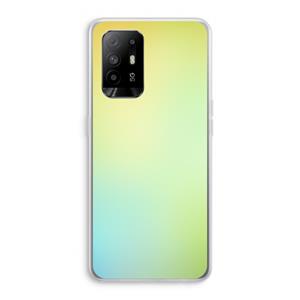 CaseCompany Minty mist pastel: Oppo A94 5G Transparant Hoesje