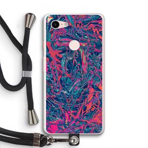 CaseCompany Sleeping Dreams: Pixel 3 XL Transparant Hoesje met koord
