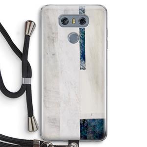 CaseCompany Meet you there: LG G6 Transparant Hoesje met koord