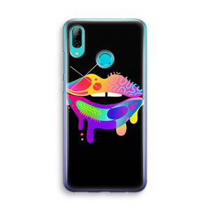 CaseCompany Lip Palette: Huawei P Smart (2019) Transparant Hoesje
