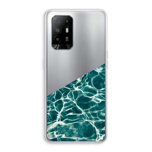 CaseCompany Weerkaatsing water: Oppo A94 5G Transparant Hoesje