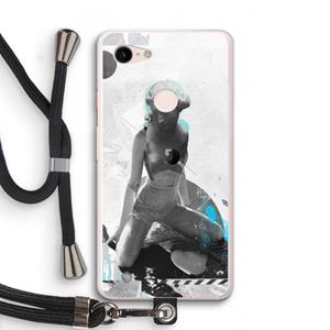 CaseCompany I will not feel a thing: Pixel 3 XL Transparant Hoesje met koord