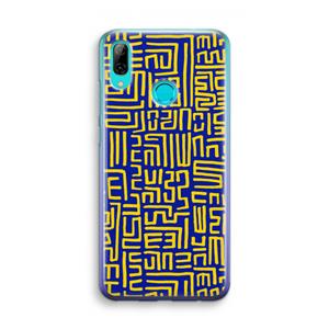 CaseCompany Majorelle Blue Print: Huawei P Smart (2019) Transparant Hoesje