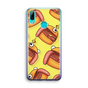 CaseCompany Hamburger: Huawei P Smart (2019) Transparant Hoesje