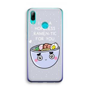 CaseCompany I'm A Hopeless Ramen-Tic For You: Huawei P Smart (2019) Transparant Hoesje