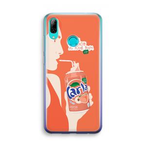 CaseCompany Peach please!: Huawei P Smart (2019) Transparant Hoesje