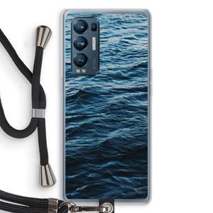 CaseCompany Oceaan: Oppo Find X3 Neo Transparant Hoesje met koord