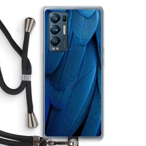 CaseCompany Pauw: Oppo Find X3 Neo Transparant Hoesje met koord