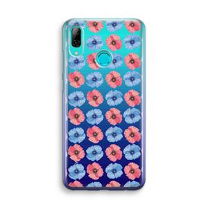 CaseCompany Klaproosjes: Huawei P Smart (2019) Transparant Hoesje