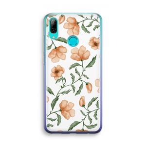 CaseCompany Peachy flowers: Huawei P Smart (2019) Transparant Hoesje