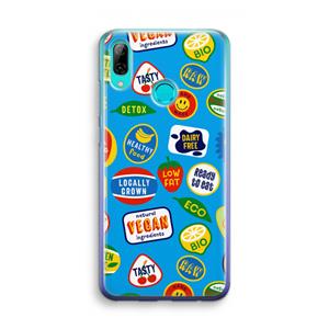 CaseCompany Fruitsticker: Huawei P Smart (2019) Transparant Hoesje