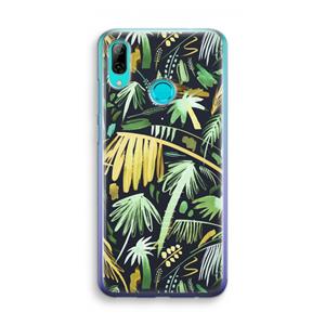 CaseCompany Tropical Palms Dark: Huawei P Smart (2019) Transparant Hoesje