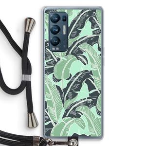 CaseCompany This Sh*t Is Bananas: Oppo Find X3 Neo Transparant Hoesje met koord