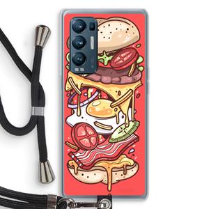 CaseCompany Diet Coke Please: Oppo Find X3 Neo Transparant Hoesje met koord