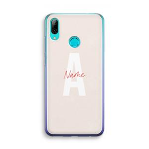 CaseCompany Strawberry Milkshake: Huawei P Smart (2019) Transparant Hoesje