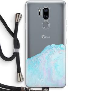 CaseCompany Fantasie pastel: LG G7 Thinq Transparant Hoesje met koord