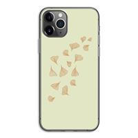 CaseCompany Falling Leaves: iPhone 11 Pro Transparant Hoesje