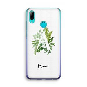 CaseCompany Green Brush: Huawei P Smart (2019) Transparant Hoesje