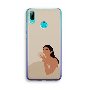 CaseCompany Fresh coffee: Huawei P Smart (2019) Transparant Hoesje