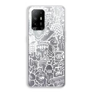 CaseCompany Vexx Mixtape #2: Oppo A94 5G Transparant Hoesje