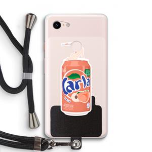 CaseCompany S(peach)less: Pixel 3 XL Transparant Hoesje met koord