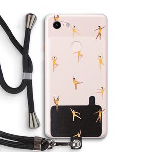CaseCompany Dans #2: Pixel 3 XL Transparant Hoesje met koord