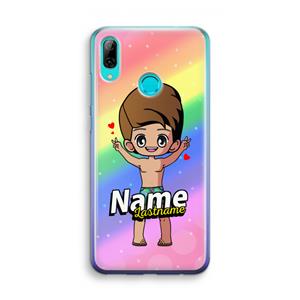 CaseCompany Chibi Maker man: Huawei P Smart (2019) Transparant Hoesje