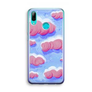 CaseCompany Roze wolken met vogels: Huawei P Smart (2019) Transparant Hoesje