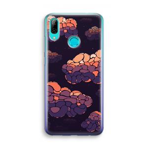 CaseCompany Patroon Wolken: Huawei P Smart (2019) Transparant Hoesje