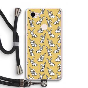 CaseCompany Haas: Pixel 3 XL Transparant Hoesje met koord