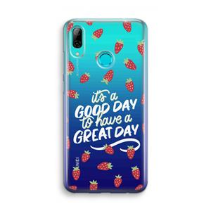 CaseCompany Don't forget to have a great day: Huawei P Smart (2019) Transparant Hoesje