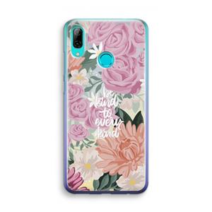 CaseCompany Kindness matters: Huawei P Smart (2019) Transparant Hoesje