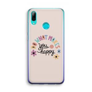 CaseCompany Happy days: Huawei P Smart (2019) Transparant Hoesje