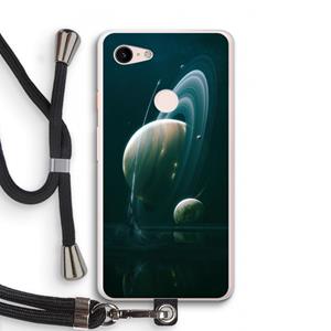 CaseCompany Mercurius: Pixel 3 XL Transparant Hoesje met koord