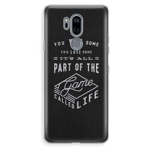 CaseCompany Life: LG G7 Thinq Transparant Hoesje