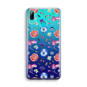CaseCompany Bloemetjes: Huawei P Smart (2019) Transparant Hoesje