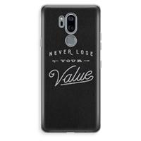 CaseCompany Never lose your value: LG G7 Thinq Transparant Hoesje