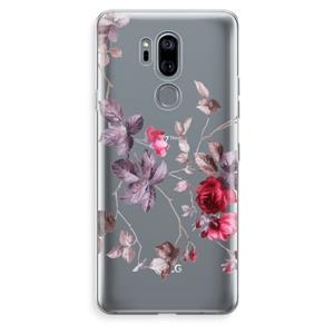 CaseCompany Mooie bloemen: LG G7 Thinq Transparant Hoesje