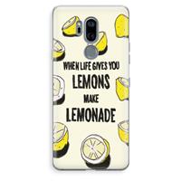 CaseCompany Lemonade: LG G7 Thinq Transparant Hoesje