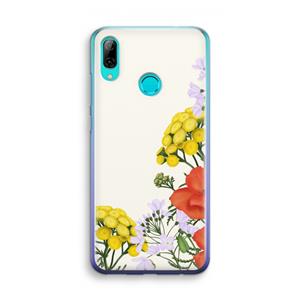 CaseCompany Wilde bloemen: Huawei P Smart (2019) Transparant Hoesje