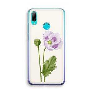 CaseCompany Purple poppy: Huawei P Smart (2019) Transparant Hoesje