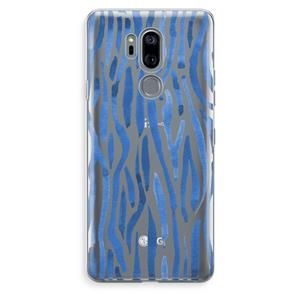 CaseCompany Blauwe nerven: LG G7 Thinq Transparant Hoesje