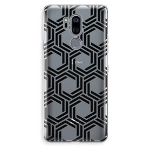 CaseCompany Geometrisch patroon: LG G7 Thinq Transparant Hoesje