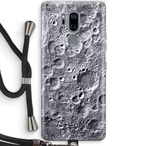 CaseCompany Maanlandschap: LG G7 Thinq Transparant Hoesje met koord